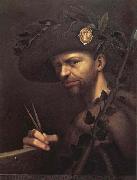Giovanni Paolo Lomazzo Self-Portrait as Abbot of the Accademiglia France oil painting artist